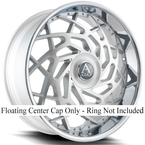 Azad AZ Reign Brushed Silver Floating Center Cap