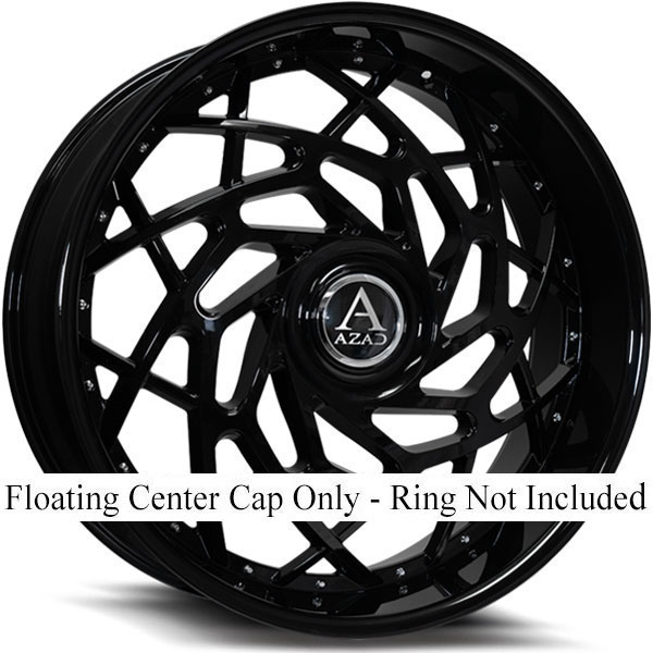 Azad AZ Reign Gloss Black Floating Center Cap