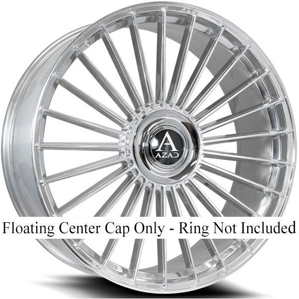 Azad AZ25 Chrome Floating Center Cap