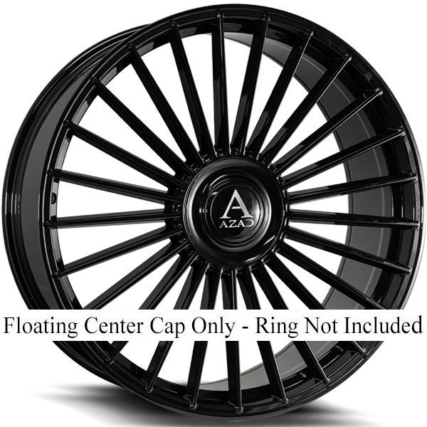 Azad AZ25 Gloss Black Floating Center Cap