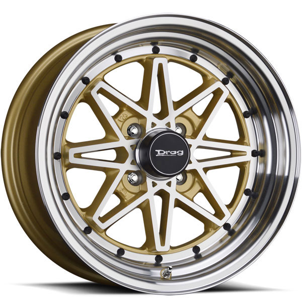 Drag DR-20 Gold with Machined Face Center Cap