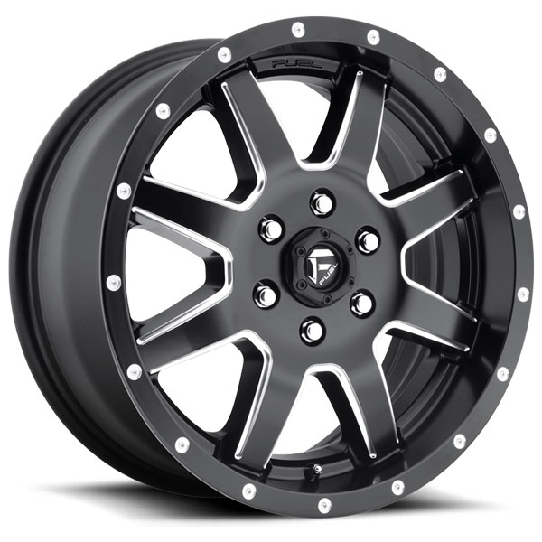 Fuel Maverick D538 Sprinter Black with Milled Accents Center Cap