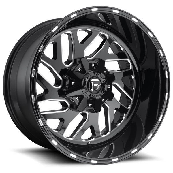 Fuel Triton D581 Black with Milled Accents Center Cap