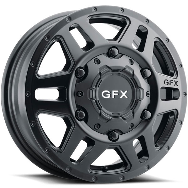 G-FX MV2 Dually Matte Black Front Center Cap