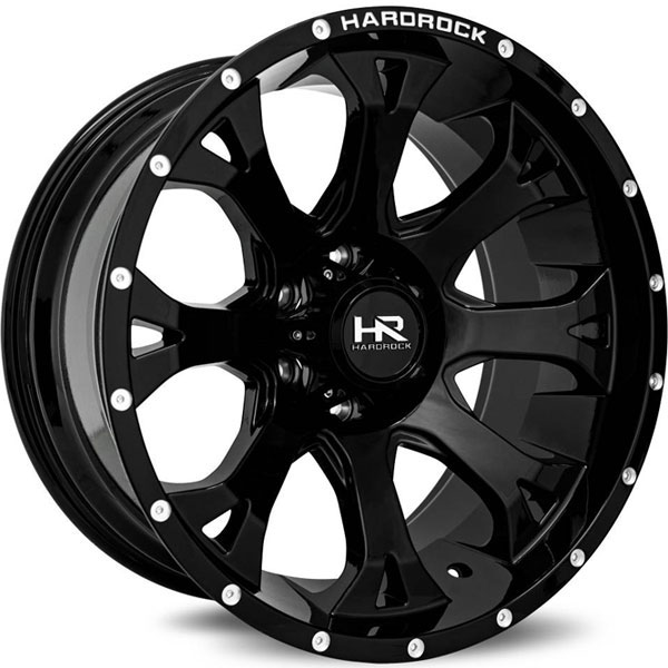 Hardrock Offroad H505 Bloodshot Xposed Gloss Black Center Cap