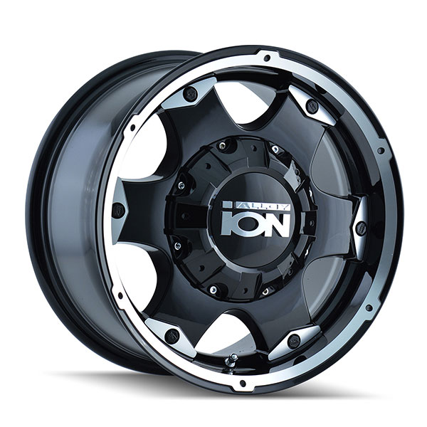 Ion Alloy 194 Black with Machined Face and Lip Center Cap