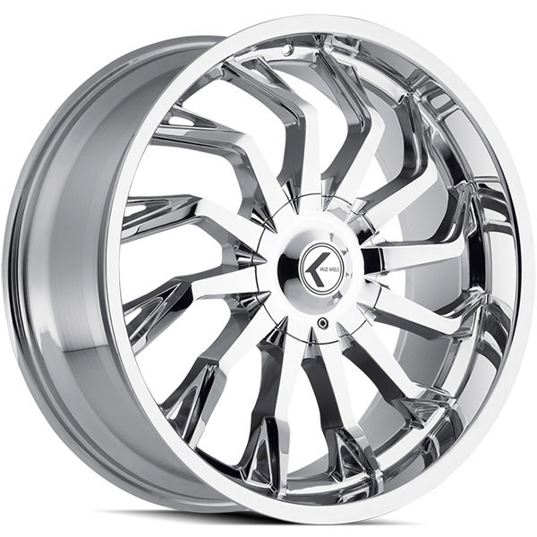 Kraze 142 Scrilla Chrome Center Cap