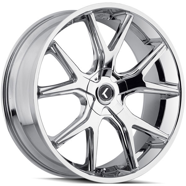 Kraze 146 Splitz Chrome Center Cap