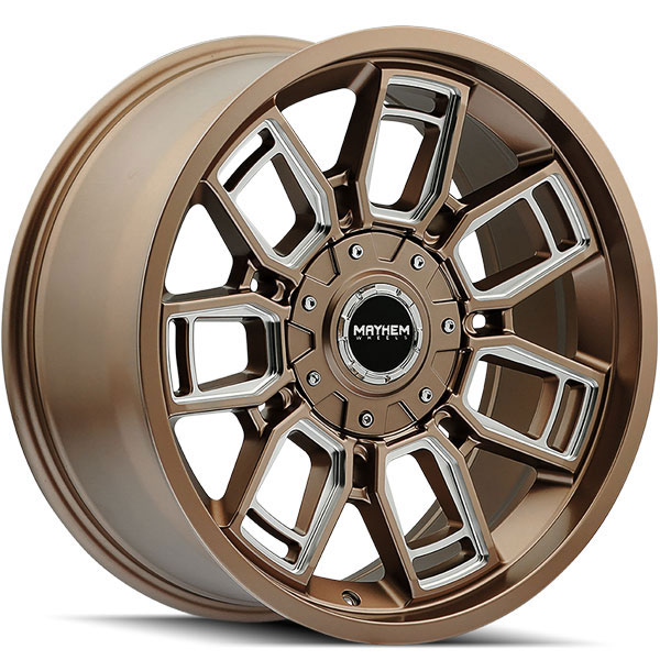 Mayhem 8118 Ordinance Matte Bronze with Milled Spokes Center Cap