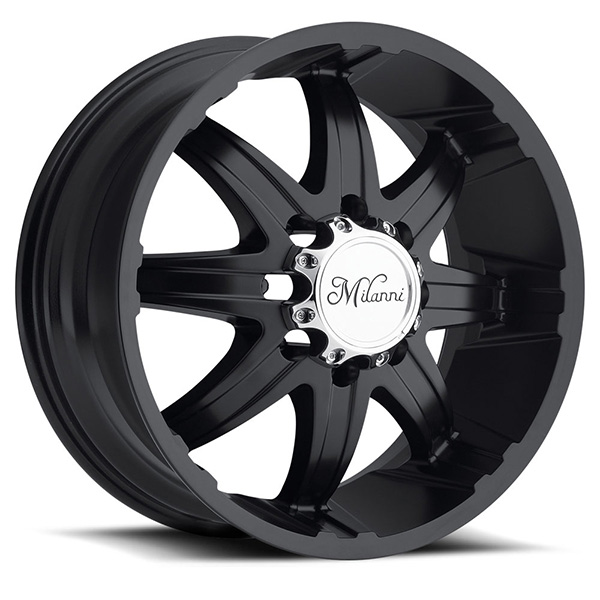 Milanni Kool Whip 8 446 Gloss Black Center Cap