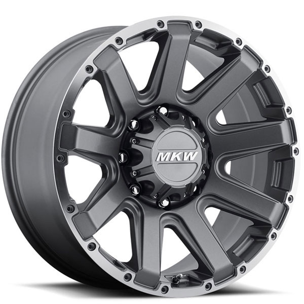 MKW M94 Anthracite Grey 8 Lug Center Cap