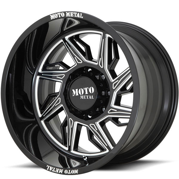 Moto Metal MO997 Hurricane Gloss Black with Milled Spokes Right Center Cap