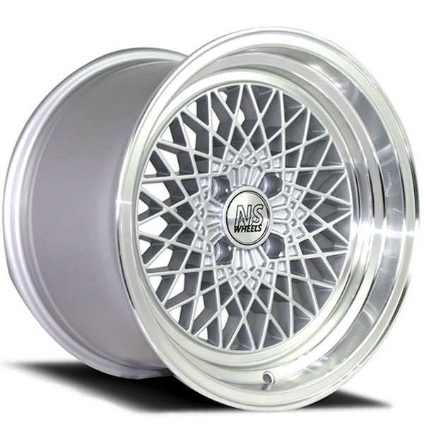 NS Series Drift-MDV2 Silver with Polished Lip Center Cap