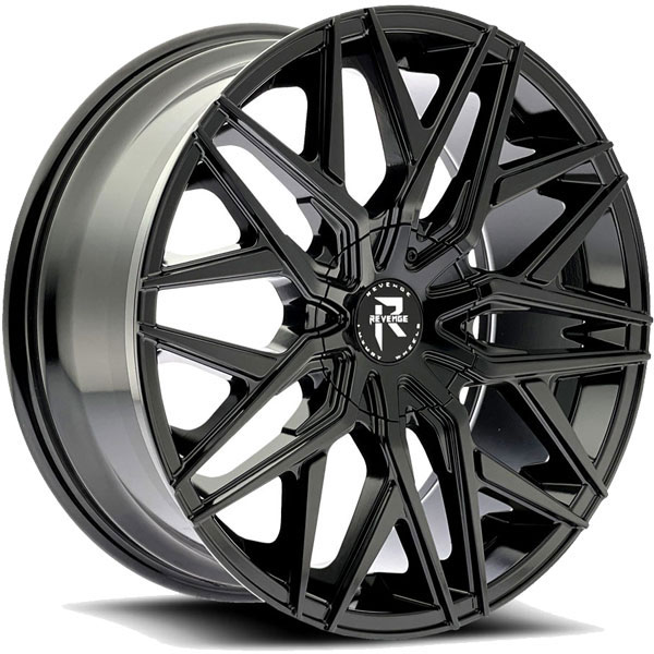 Revenge RL-104 Gloss Black Center Cap