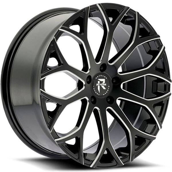 Revenge RL-105 Black with Milled Windows Center Cap