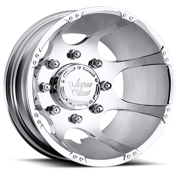 Vision 715 Crazy Eightz Duallie Chrome Rear Center Cap