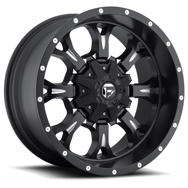 Fuel Krank D517 Black with Milled Accents