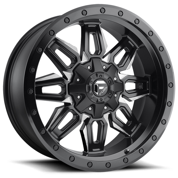 Fuel Neutron D591 Matte Black with Milled Accents