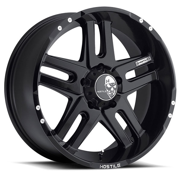 Hostile H104 Zombie Asphalt Satin Black 5 Lug