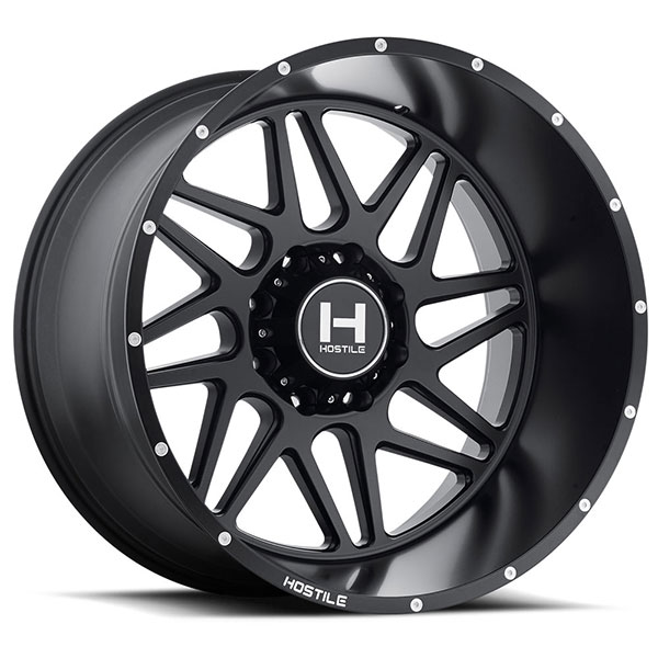 Hostile H108 Sprocket Asphalt Satin Black 8 Lug