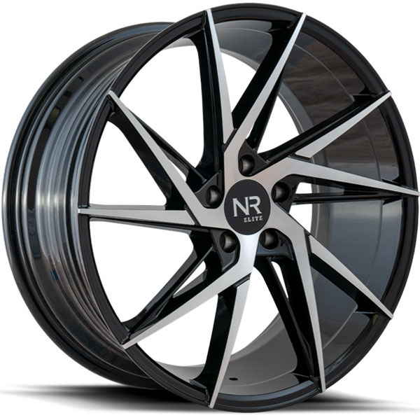 Noir Elite NR112 Gloss Black with Machined Face