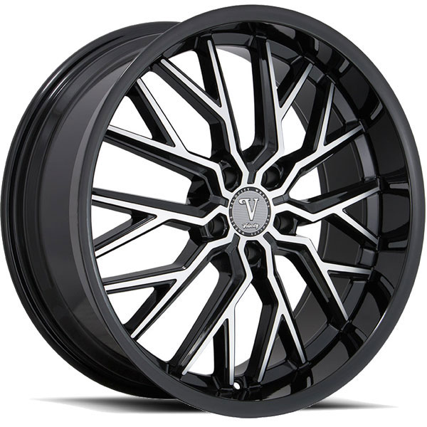 Velocity VW 32 Black with Machined Face | RimsChoice